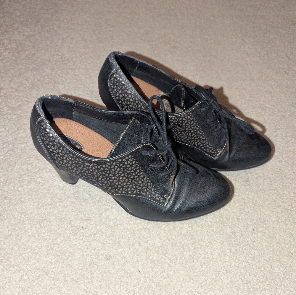 Black Lace-Up Women's Shoes Dr Scholl's